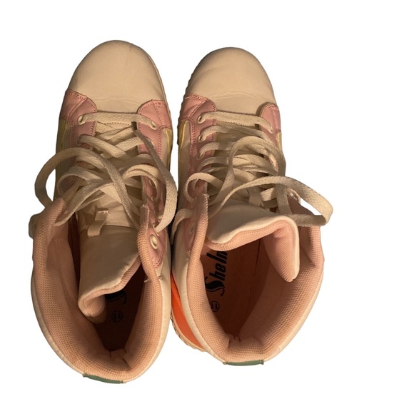 SHEIN color block high top sneakers - Picture 5 of 5